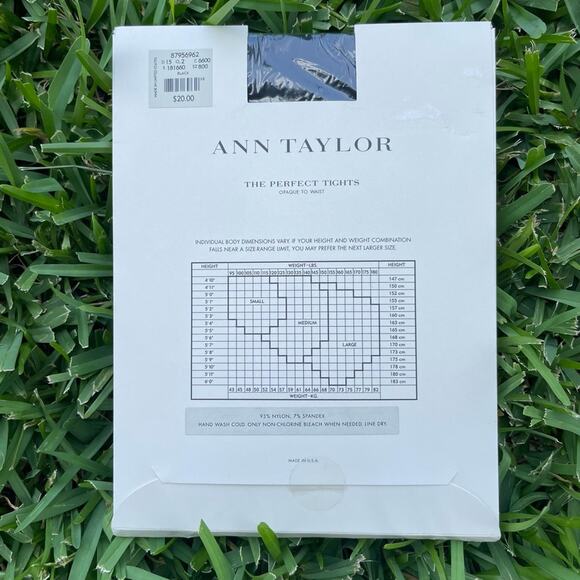 Ann Taylor Y2K The Perfect Tights opaque to waist stockings/ tights - Picture 2 of 2